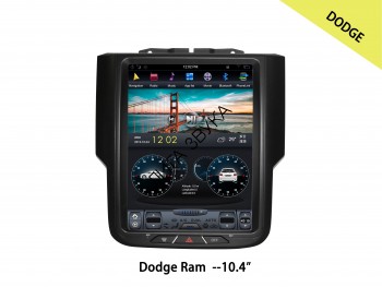Штатная магнитола Dodge Ram 1500 2009-2016 Carmedia ZF-1159 Tesla Style Android  