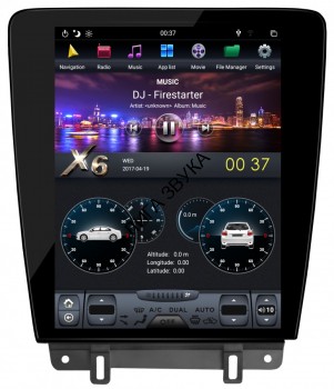 Штатная магнитола Ford Mustang 2009-2013 РЕСТАЙЛ Carmedia ZF-1258-DSP Тесла-стиль  Android  Штатная магнитола для Ford Mustang 2009-2013 РЕСТАЙЛ - Carmedia ZF-1258-DSP ("Тесла-стиль") на Android 9, 6-ТУРБО ядер, 4ГБ-64ГБ