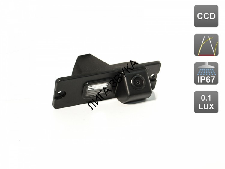 CCD штатная камера заднего вида с динамической разметкой Mitsubishi AVEL AVS326CPR (#061)