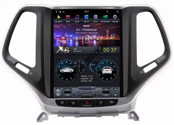 Штатная магнитола Jeep Cherokee 2014 Carmedia ZF-1018-DSP Тесла-стиль Android  Штатная магнитола Jeep Cherokee 2014 Carmedia ZF-1018-DSP Тесла-стиль Android 