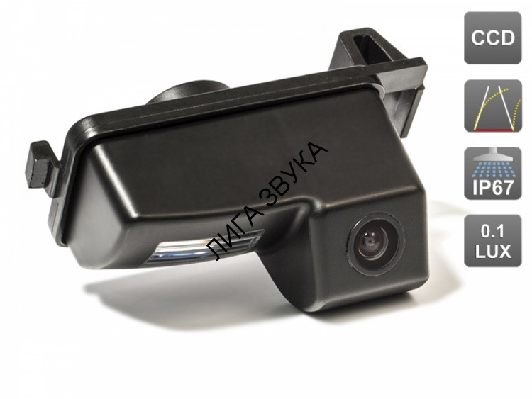 CCD штатная камера заднего вида с динамической разметкой Infiniti, Nissan AVEL AVS326CPR (#062) 