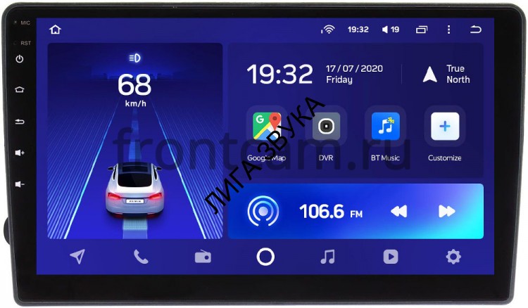 Штатная магнитола 9 дюймов 2/32 Teyes CC2L PLUS RM-9-691 Renault Duster, Sandero II, Logan II, Kaptur, Dokker 2010-2022 Android DSP, IPS, AHD