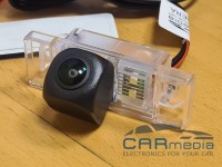 Цветная штатная камера заднего вида CITROEN, INFINITI, NISSAN, PEUGEOT, RENAULT, SMART, GEELY CARMEDIA ZF-7263HD-1080P25HZ AHD-CVBS-sensor Night Vision (ночная съёмка) с линиями разметки (Линза-Стекло) 