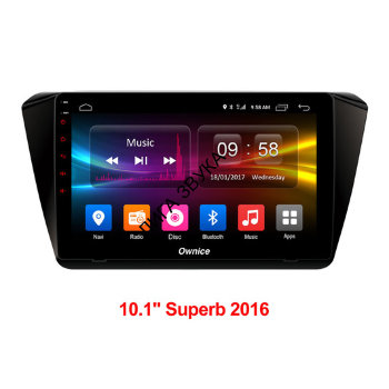 Штатная магнитола Skoda Superb 2015+ Carmedia (Ownice C500) OL-1917-MTK 4G LTE CarMedia OL-1917 - Штатная магнитола Skoda Superb III 2015-2017 