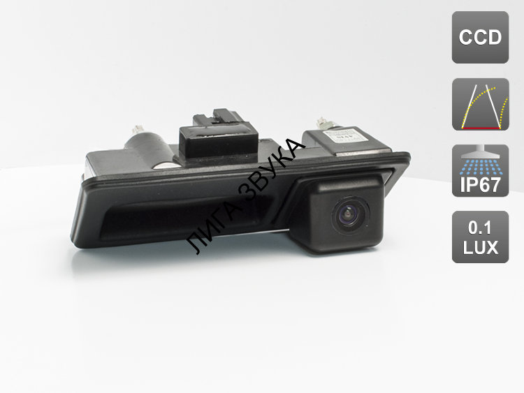 CCD штатная камера заднего вида с динамической разметкой Audi / Porsche / Skoda / Volkswagen AVel AVS326CPR (#003)