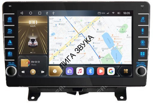 Штатная магнитола для Range Rover Sport 2005-2009 - Carmedia EW-9307-OL-9015-N QLed, Android, CarPlay, SIM-слот 
