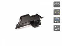 CCD штатная камера заднего вида с динамической разметкой Chevrolet, Hummer, Opel AVEL AVS326CPR (#068) 