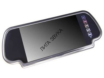 Зеркало заднего вида со встроенным LCD 7&quot; монитором с квадратером Pleervox PLV-MIR7-4LCD Pleervox PLV-MIR7-4LCD - Зеркало заднего вида со встроенным LCD 7" монитором с квадратером