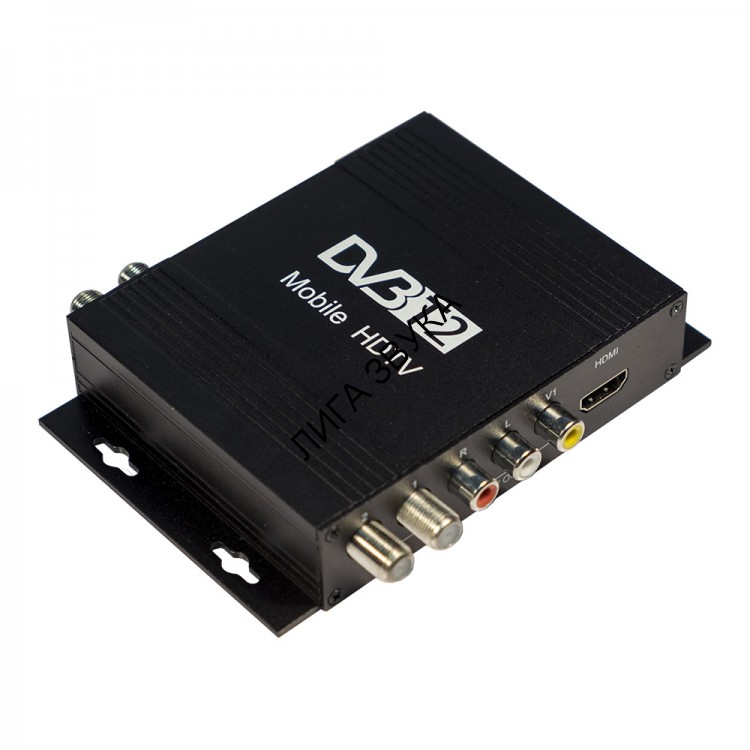 Комплект MyDean DTV-1519 ТВ тюнер цифровой DVB-T2 с 4 антеннами для Toyota LC200 / Lexus LX570
