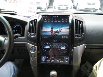 Штатная магнитола Toyota Land Cruiser 200 2007-2015 CarMedia ZF-1806L-DSP Tesla (для авто без штатного монитора) Штатная магнитола Toyota Land Cruiser 200 2007-2015 CarMedia ZF-1806L Tesla
