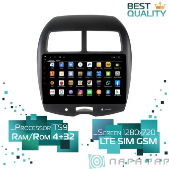 Штатная магнитола Mitsubishi ASX Parafar PF026XHD Android 8.1.0 4G LTE  Штатная магнитола Mitsubishi ASX Parafar PF026XHD Android 8.1.0 4G LTE 