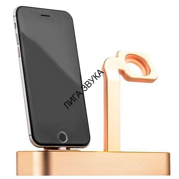 Док-станция COTEetCI Base 6 Dock для Apple Watch & iPhone CS2095-CEG Gold  