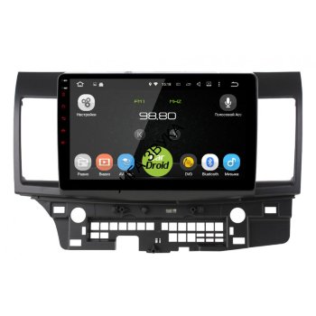 Штатная магнитола Mitsubishi Lancer X 2007-2016 Roximo CarDroid RD-2612F DSP Android Roximo CarDroid RD-2612F - Штатная магнитола Mitsubishi Lancer X Android