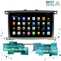 Штатная магнитола Toyota Land Cruiser 100 (2002-2007) Parafar PF450AHD Android
