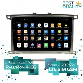 Штатная магнитола Toyota Land Cruiser 100 (2002-2007) Parafar PF450AHD Android Штатная магнитола Toyota Land Cruiser 100 (2002-2007) Parafar PF450AHD Android