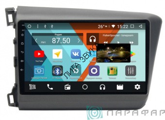 Штатная магнитола Honda Civic 2012-2016 Parafar PF132KHD Android 8.1.0  Штатная магнитола Honda Civic 2012-2016 Parafar PF132KHD Android 8.1.0 
