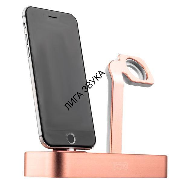 Док-станция COTEetCI Base 6 Dock для Apple Watch & iPhone CS2095-MRG Pink-gold