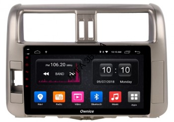 Штатная магнитола Toyota Land Cruiser Prado 150 2009-2013 Roximo Ownice G30 S9613J Штатная магнитола Toyota Prado 150 Roximo Ownice G30 S9613J Android 9.0   и 2ГБ-32ГБ памяти
