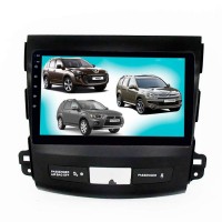 Штатная магнитола Citroen C-Crosser 2007-2013, Mitsubishi Outlander II (XL) 2006-2012, Peugeot 4007 2007-2012 LeTrun 1944-3066