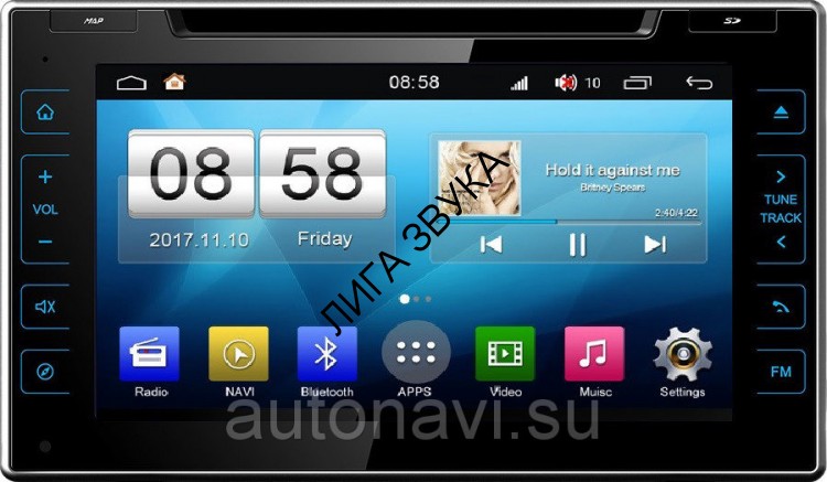 Штатная магнитола Toyota Hilux 2015+ MyDean C588