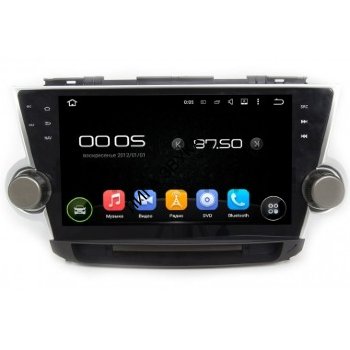 Штатная магнитола Toyota Highlander 2007-2013, Kluger 2008-2014 CarMedia KDO-1037  CarMedia KDO-1037 - Штатная магнитола Toyota Highlander 2007-2013 