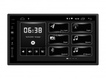 Универсальная штатная магнитола Incar XTA-7708 173 мм x 98 мм Android 9.0 Incar XTA-7708 - Универсальная штатная магнитола 2 DIN 7" Android 