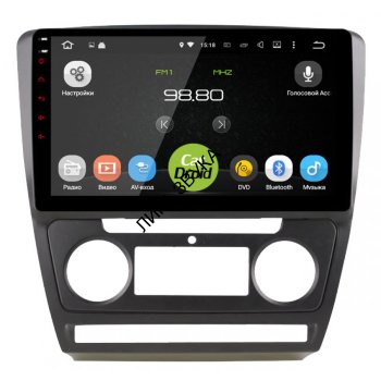 Штатная магнитола Skoda Octavia A5 2008-2013 Bolero, Colambus Roximo CarDroid RD-3202F DSP Android Roximo CarDroid RD-3202F - Штатная магнитола Skoda Octavia A5 Android