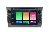 Штатная магнитола Opel Astra H, Vectra С, Corsa D, Antara, Vivaro, Meriva, Zafira Carmedia MKD-7408g-P4N темно-серый