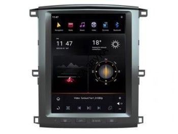 Штатная магнитола Toyota Land Cruiser 100 2002-2007 Carmedia ZF-1301-Q6 Tesla Style Штатная магнитола для Toyota Land Cruiser 100 2002-2007 - Carmedia ZF-1301-Q6 Тесла-стиль на Android 
