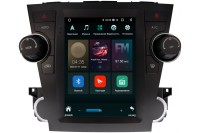 Штатная магнитола Toyota Highlander U40 2007-2013, для авто без JBL Canbox H-Line Tesla style 9.7 дюймов 6/128 5627-A22S19 Android 4G-SIM, DSP, QLed