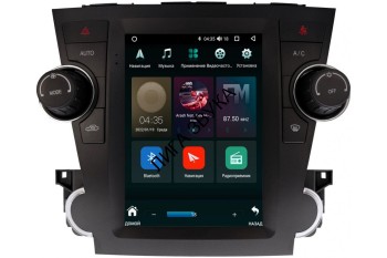 Штатная магнитола Toyota Highlander U40 2007-2013, для авто без JBL Canbox H-Line Tesla style 9.7 дюймов 6/128 5627-A22S19 Android 4G-SIM, DSP, QLed Штатная магнитола Toyota Highlander U40 2007-2013, для авто без JBL Canbox H-Line Tesla style 9.7 дюймов 6/128 5627-A22S19 Android 4G-SIM, DSP, QLed