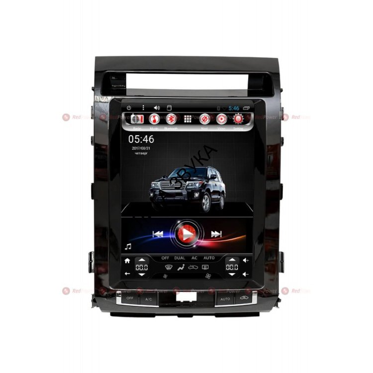 Штатная магнитола Toyota Land Cruiser 200 2015+ Redpower 31201Tesla DVD 