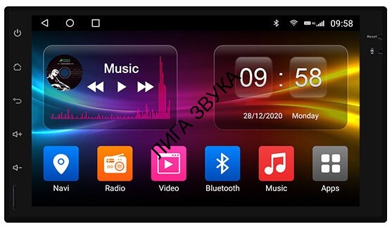 Универсальная магнитола 2 DIN Carmedia OL-7001 Android, 4G-SIM