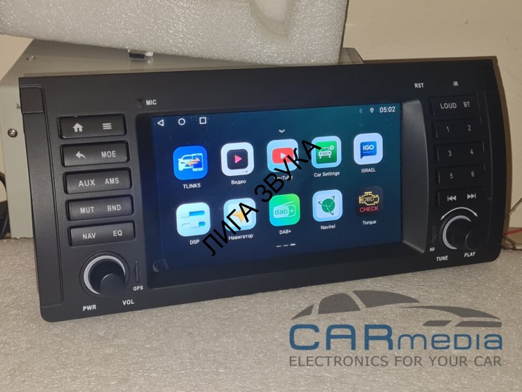Штатная магнитола BMW X5 E53 2000-2006, 5 E39 1996-2003, 7 E38 1994-2001 CarMedia MKD-7002-S10 Android  