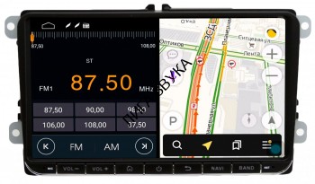 Штатная универсальная магнитола VolksWagen 2005-2019 Parafar PF904LTX9 Android Штатная универсальная магнитола для VolksWagen 2005-2019 - Parafar PF904LTX9 на Android 10 и 2ГБ-32ГБ памяти