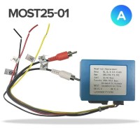 Canbox A04 адаптер оптики в Mercedes-Benz ML W164, GL X164, Audi, BMW, Porsche, Volkswagen Touareg (can LZ MOST AMP, Bose, Harman)