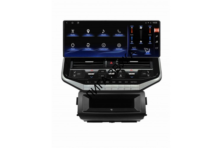 Штатная магнитола Toyota Land Cruiser 200 (2007-2015) Carmedia ZH-T1601 для низких комплектаций