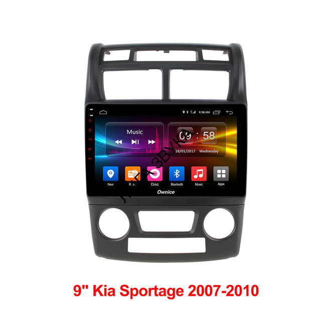 Штатная магнитола KIA Sportage 2009-2010 рестайл климат Carmedia OL-9734-MTK 4G LTE