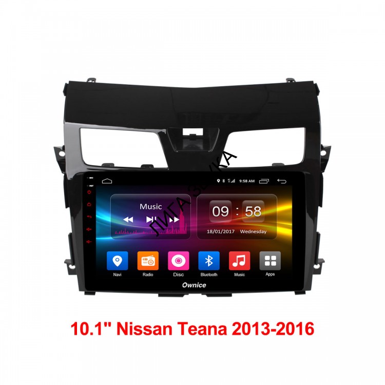 Штатная магнитола Nissan Teana 2014+ L33 CarMedia OL-9665-2D-W Android 4G SIM DSP QLED поддержка кругового обзора   