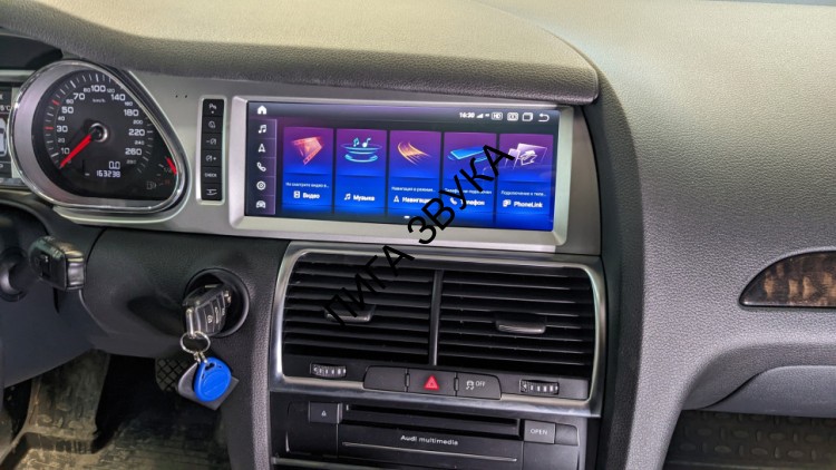 Штатная магнитола Audi Q7 2005-2009 MMI-2G Parafar PF7944QPD Android, CarPlay, 4G SIM 