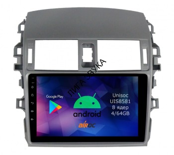 Штатная магнитола Toyota Corolla e150 Airoc RM-1104 Android DSP 4G Штатная автомобильная навигационная мультимедийная система Airoc модель RM-1104 для Toyota Corolla e150
