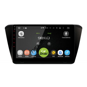 Штатная магнитола Skoda Superb B8 2015+ Roximo CarDroid RD-3205F DSP Android Roximo CarDroid RD-3205F - Штатная магнитола Skoda Superb B8 Android 9.0 