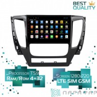 Штатная магнитола Mitsubishi Pajero Sport 2016+ Parafar PF231XHD Android 8.1.0 4G LTE 
