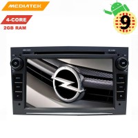 Штатная магнитола Opel Astra, Vectra, Zafira, Corsa LeTrun 3051 KD Android 9 MTK-L DSP Black