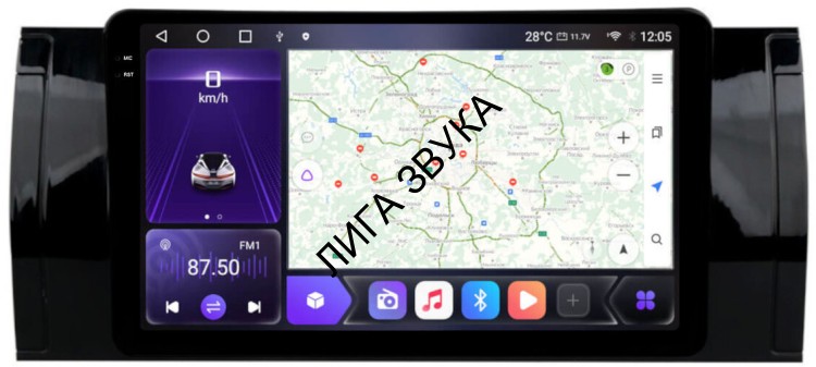 Штатная магнитола BMW X5 (E53) 2000-2006 5 (E39) 1996-2003 - Carmedia OL-9957 QLed+2K, Android, ТОП процессор, CarPlay, SIM-слот