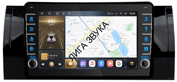 Штатная магнитола BMW X5 2000-2006 (E53), 5-я серия 1996-2003 (E39), 7-я серия 1994-2001 (E38) (поддержка усилителя без доп. проводов), 5 (E39) 1996-2003 - Carmedia OL-9957-N, (кнопки и крутилки) Android, CarPlay, 4G SIM-слот 