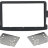 Переходная рамка Lada X-Ray 2016+, Nissan Terrano 2017+, Renault Duster, Sandero, Kaptur 2014+ 2din (крепеж) Incar RFR-N16S