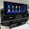 Штатная магнитола Toyota Land Cruiser 200 2008-2015 (климат на штатном экране) - Carmedia ZH-T1206X монитор 12.3