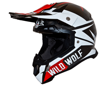 Мотошлем Shiro MX-917 Wildwolf Ультралегкий кроссовый мотошлем Shiro MX-917 Wildwolf