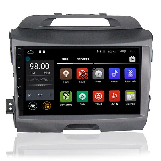 Штатная магнитола KIA Sportage 2010-2016 Carmedia MKD-K890-P Android DSP